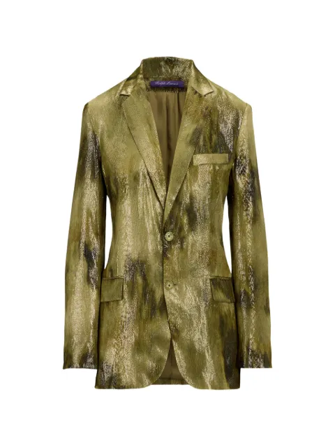 Ralph Lauren Collection Marcy abstract-print jacquard blazer