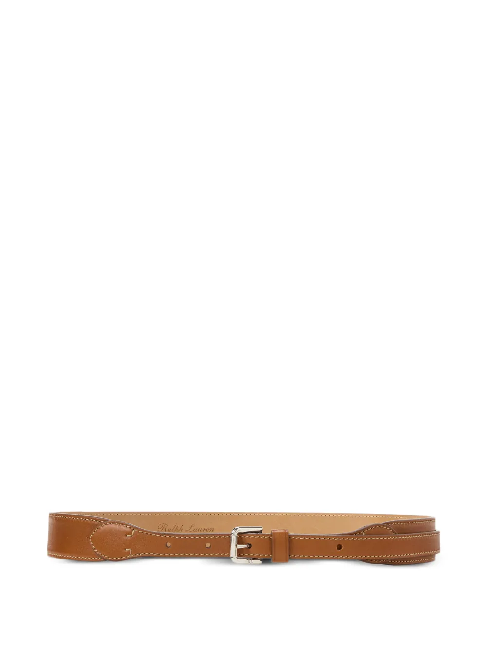 Ralph Lauren Collection Cintura in pelle con nodo - Marrone