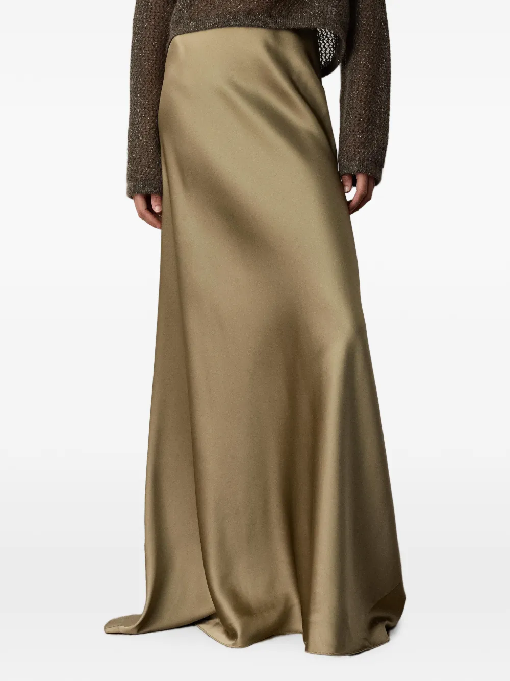 Ralph Lauren Collection Masina satijnen maxi-rok Goud