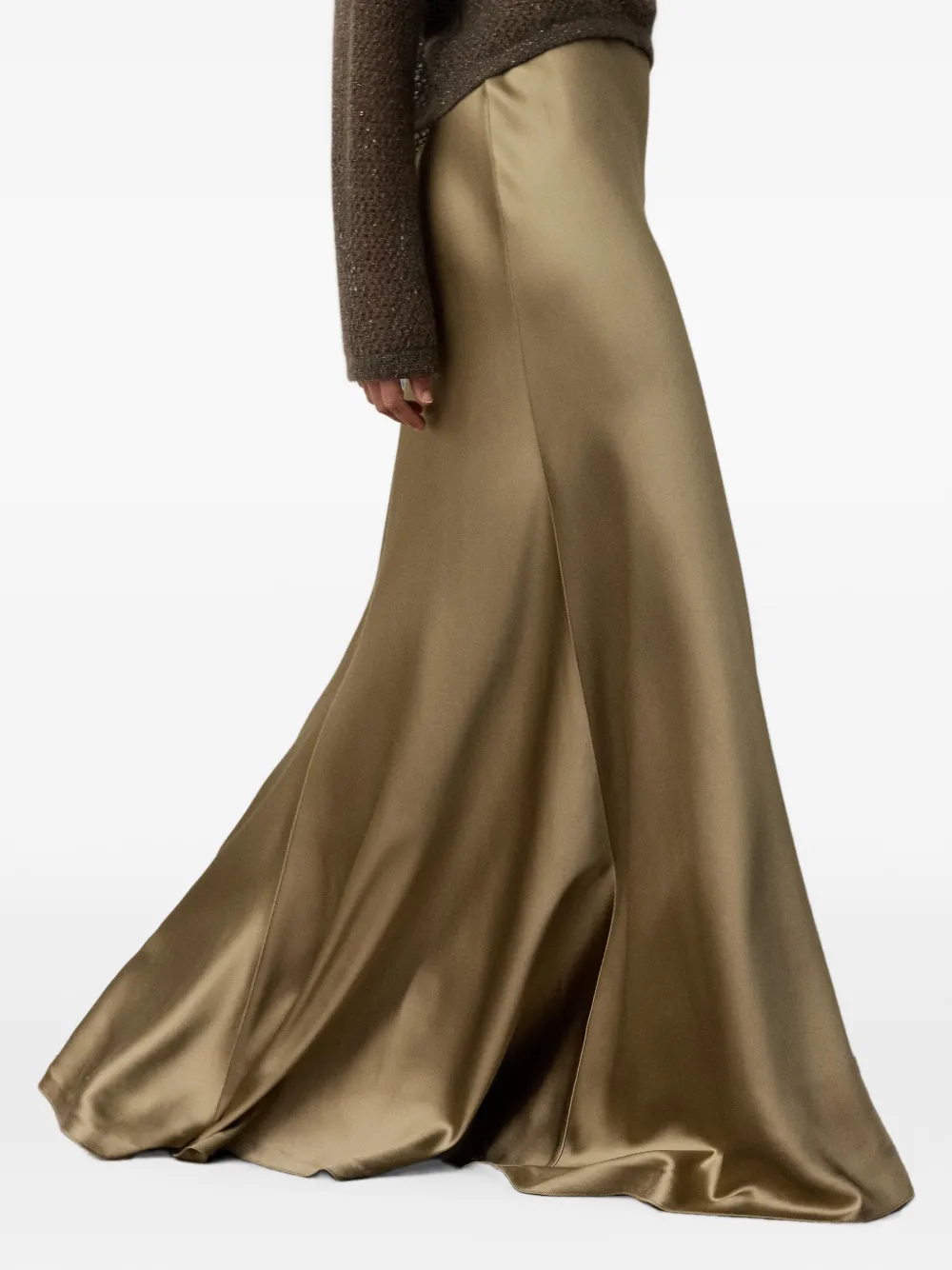 Ralph Lauren Collection Masina satijnen maxi-rok Goud