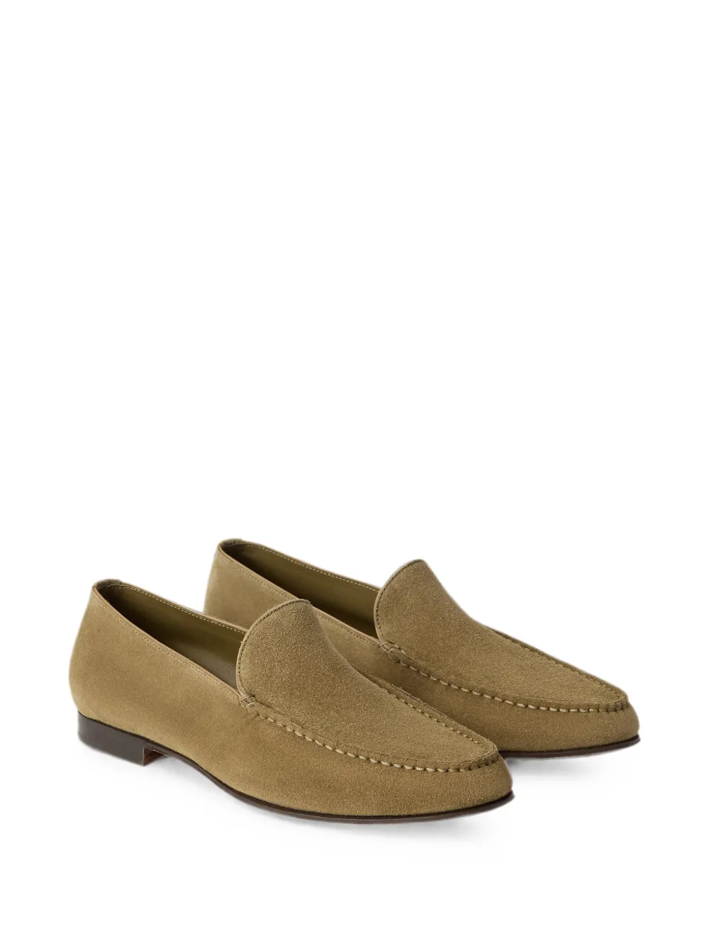 Ralph Lauren Collection Darcey hand-stitched loafers Beige