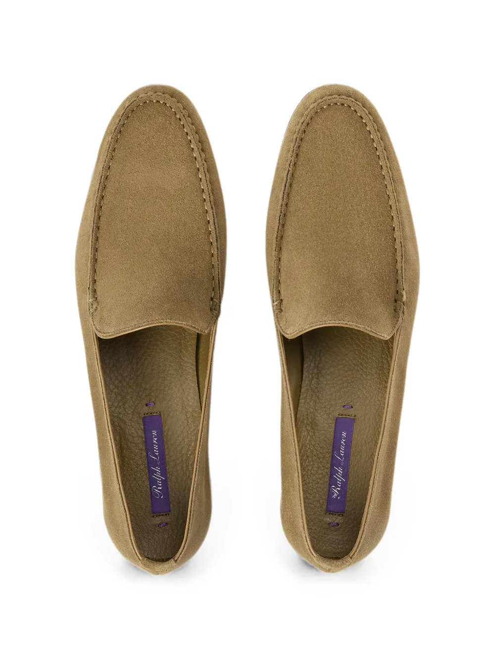 Ralph Lauren Collection Darcey hand-stitched loafers Beige