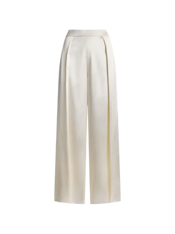 Ralph Lauren Collection Masina Palazzo Pants in Neutrals