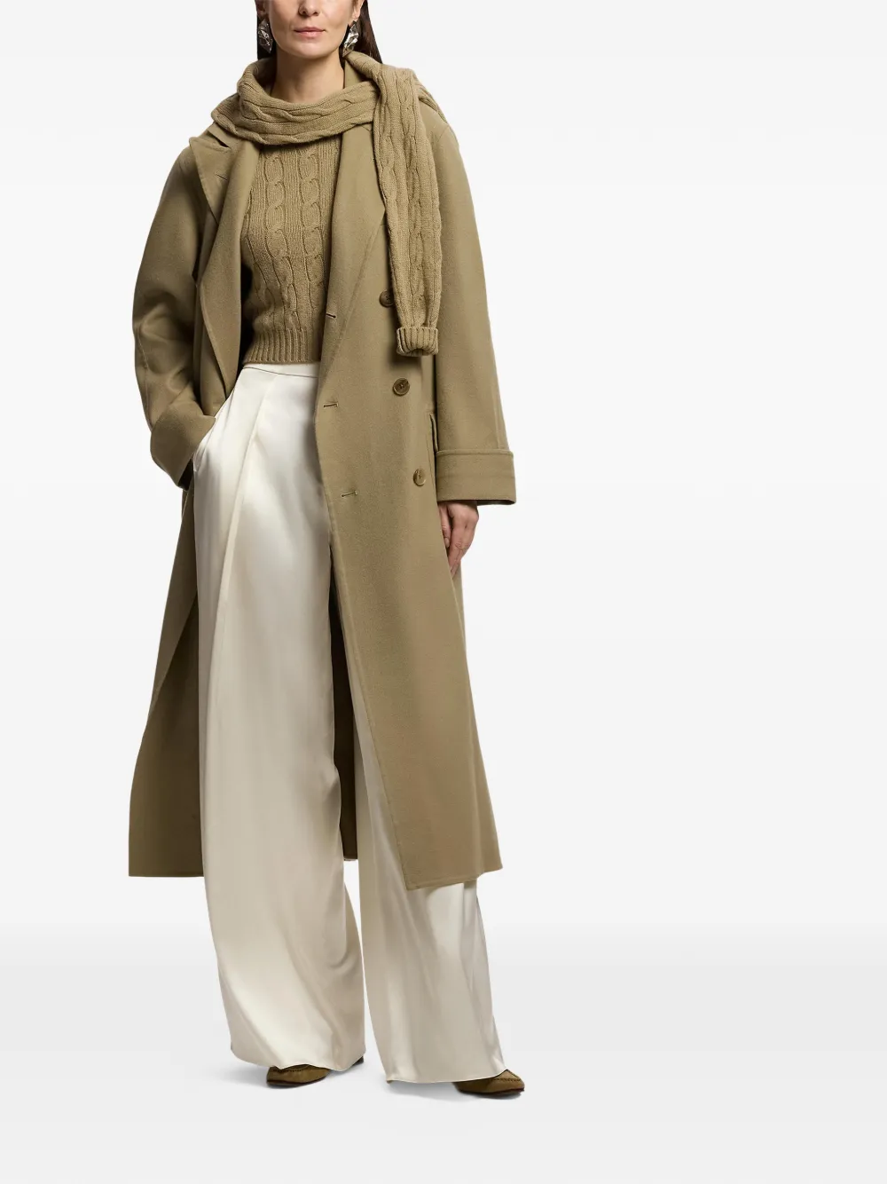 Ralph Lauren Collection Masina palazzo broek Beige