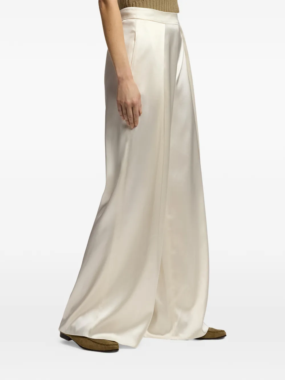 Ralph Lauren Collection Masina palazzo broek Beige