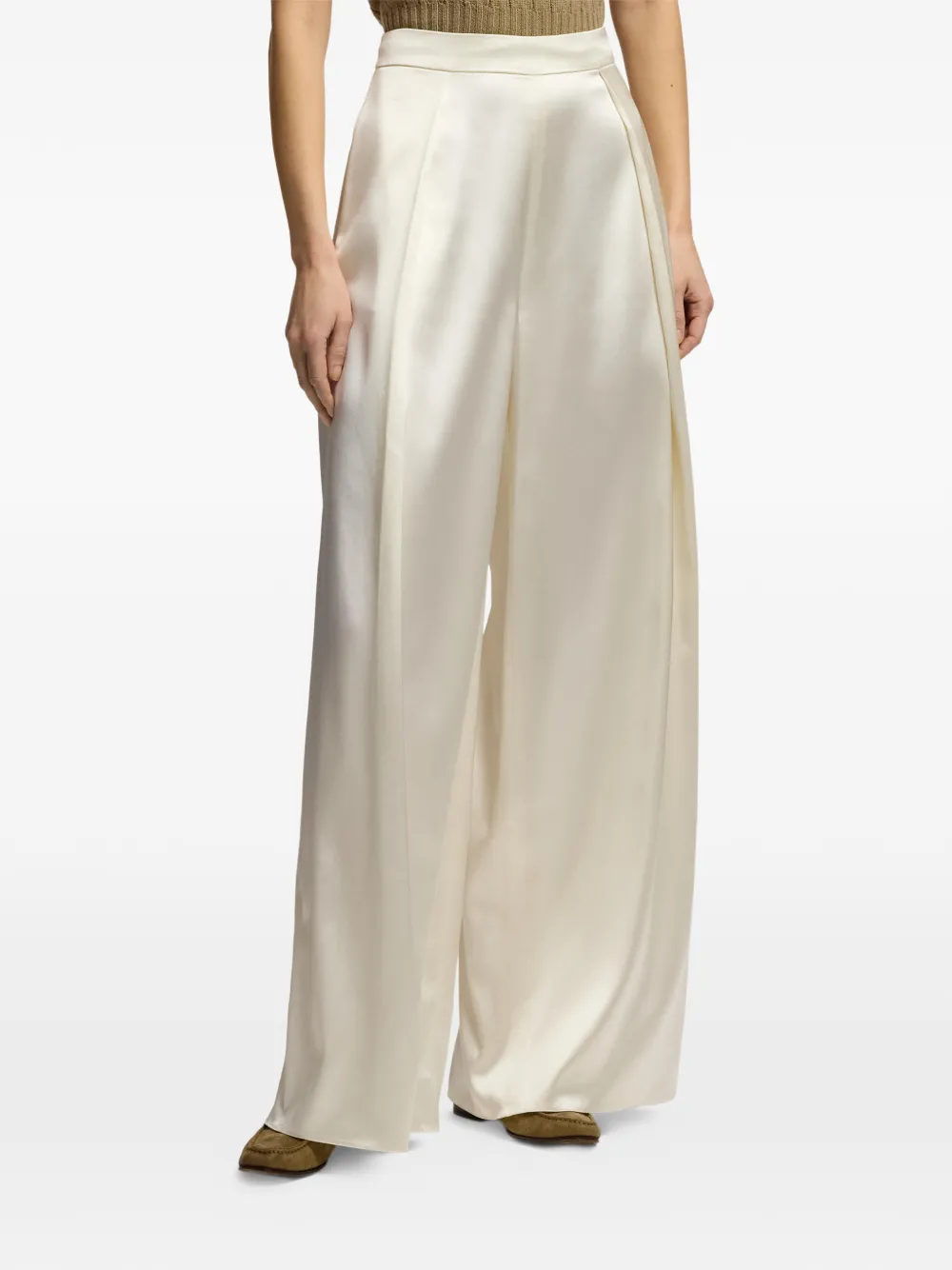 Ralph Lauren Collection Masina palazzo broek Beige