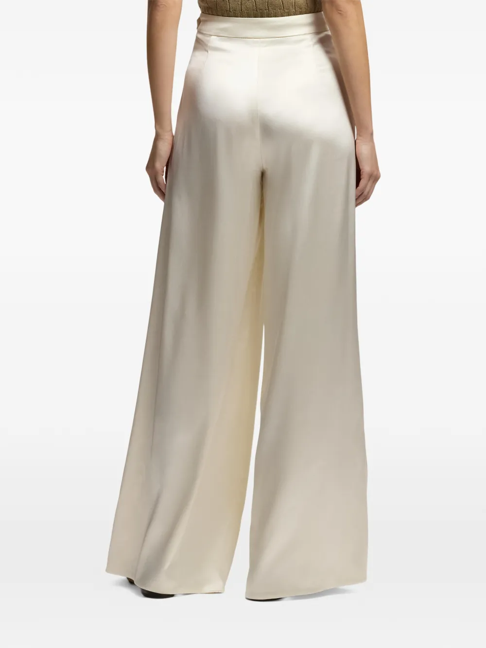 Ralph Lauren Collection Masina palazzo broek Beige