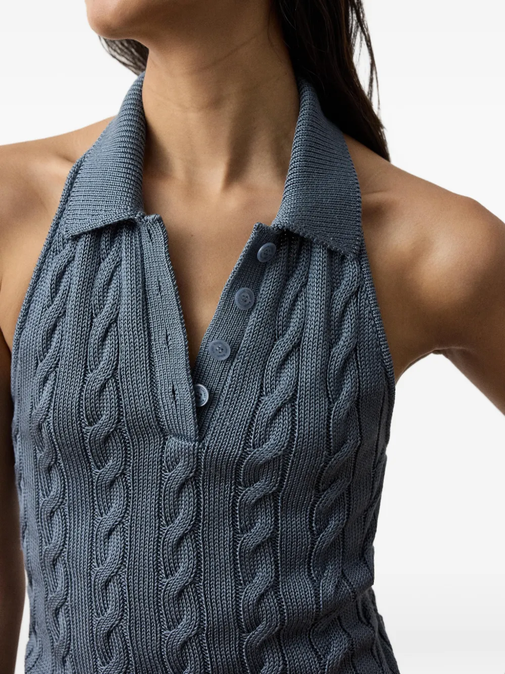 Ralph Lauren Collection Kabelgebreide trui Blauw