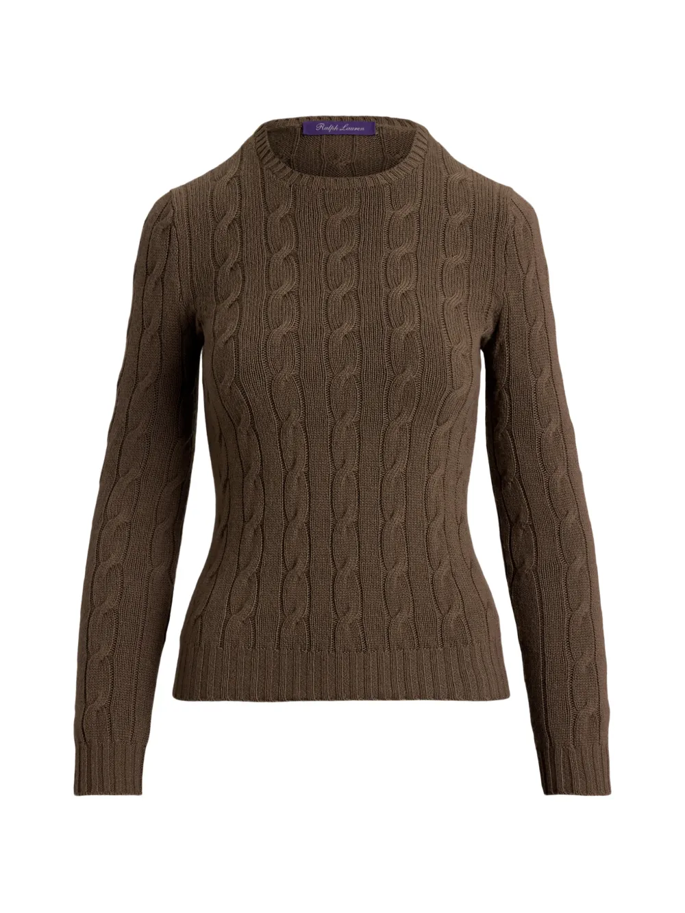 Ralph Lauren Collection cable-knit cashmere sweater - Brown