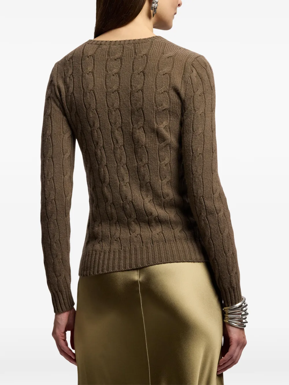 Ralph Lauren Collection Kasjmier sweater Bruin
