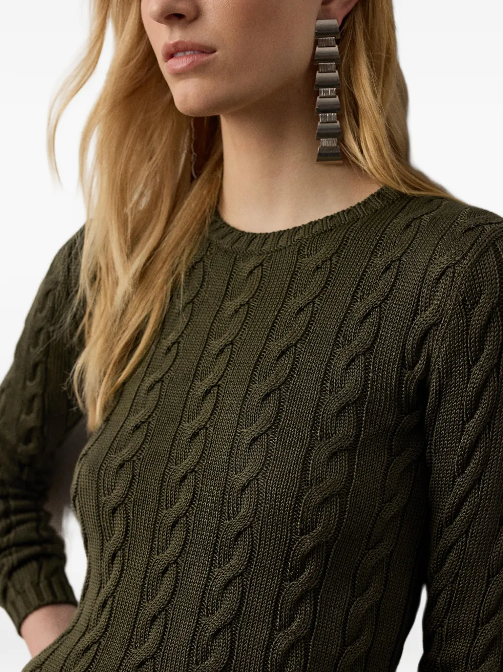 Ralph Lauren Collection Kabelgebreide trui Groen