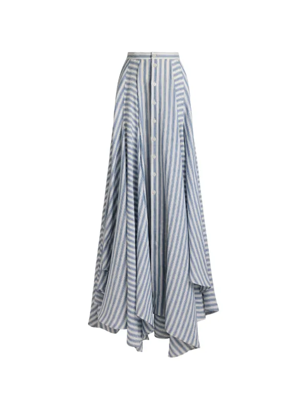 Ralph Lauren Collection Shamus Maxi Skirt in White