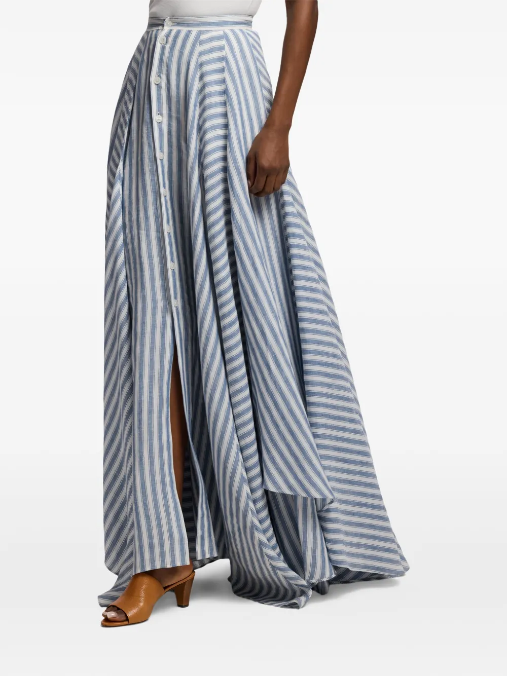 Ralph Lauren Collection Shamus maxi-rok Wit