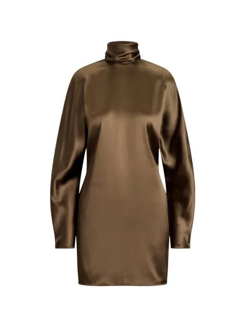 Ralph Lauren Collection Candi scarf-neck mini dress