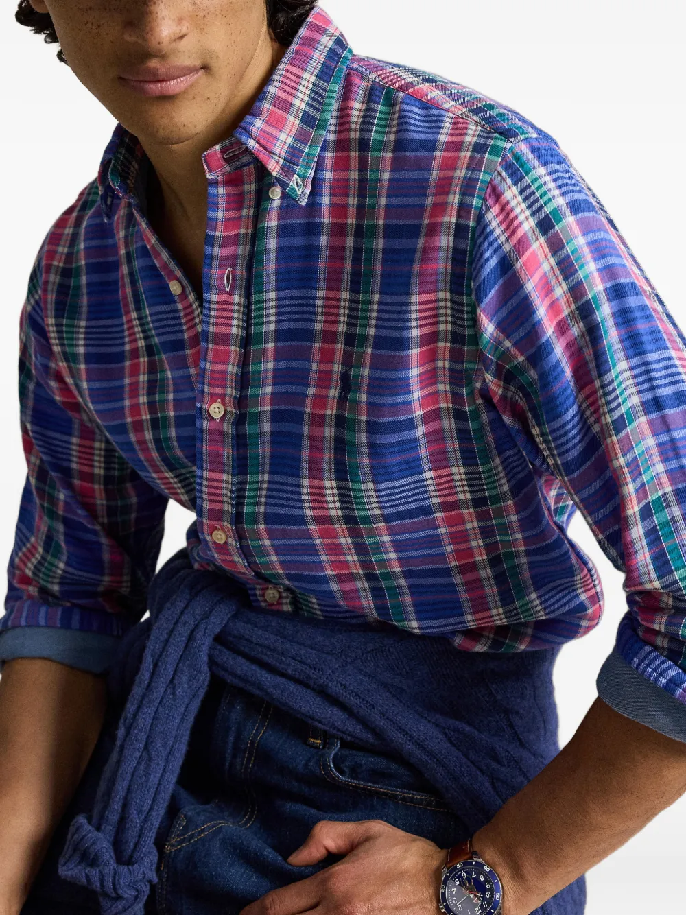 Polo Ralph Lauren Geruit overhemd Blauw