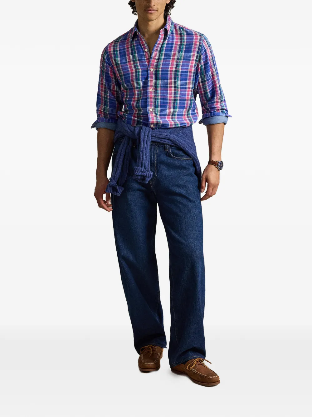 Polo Ralph Lauren Geruit overhemd Blauw
