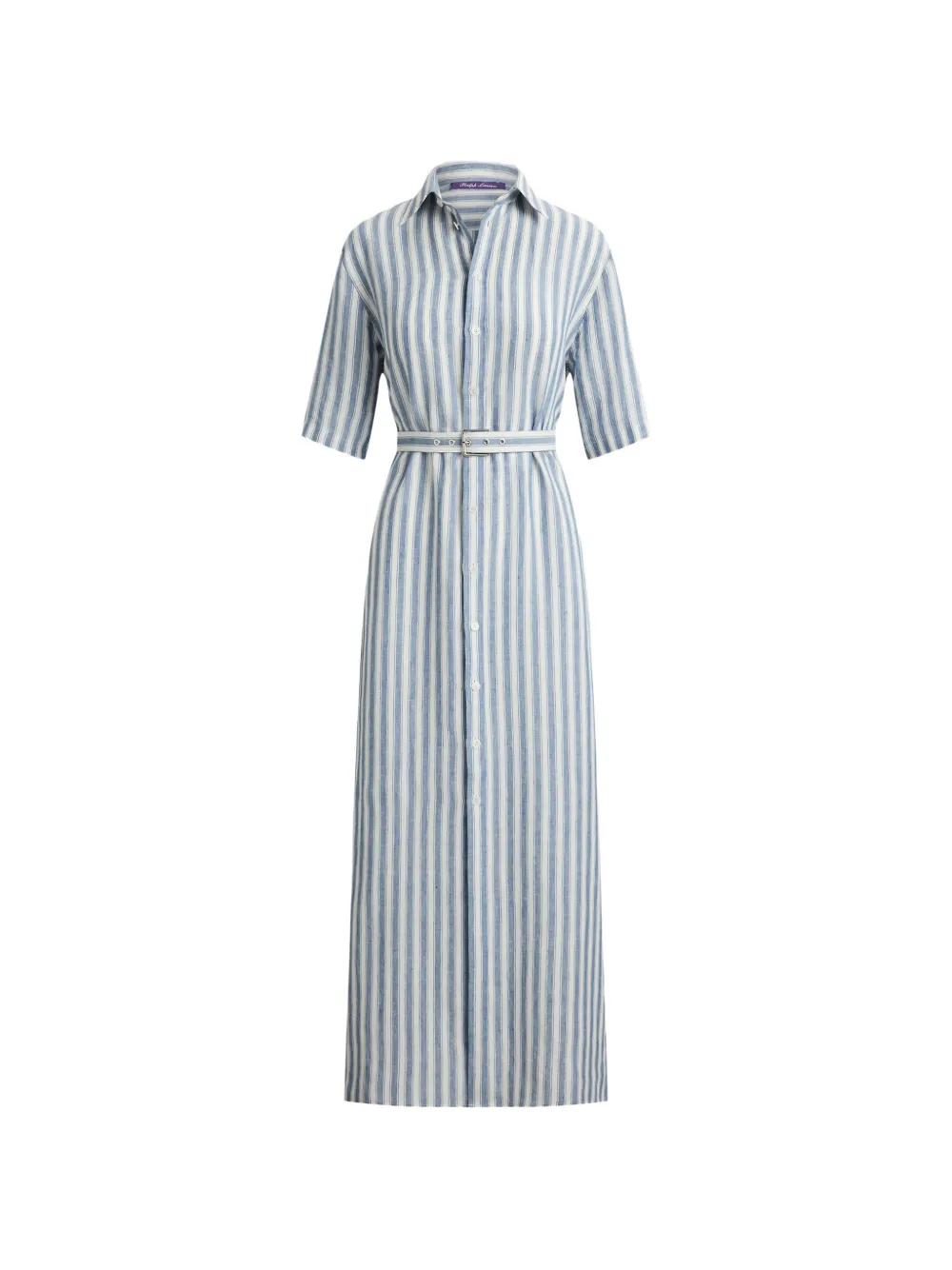Ralph Lauren Collection Carol striped midi dress - Blue