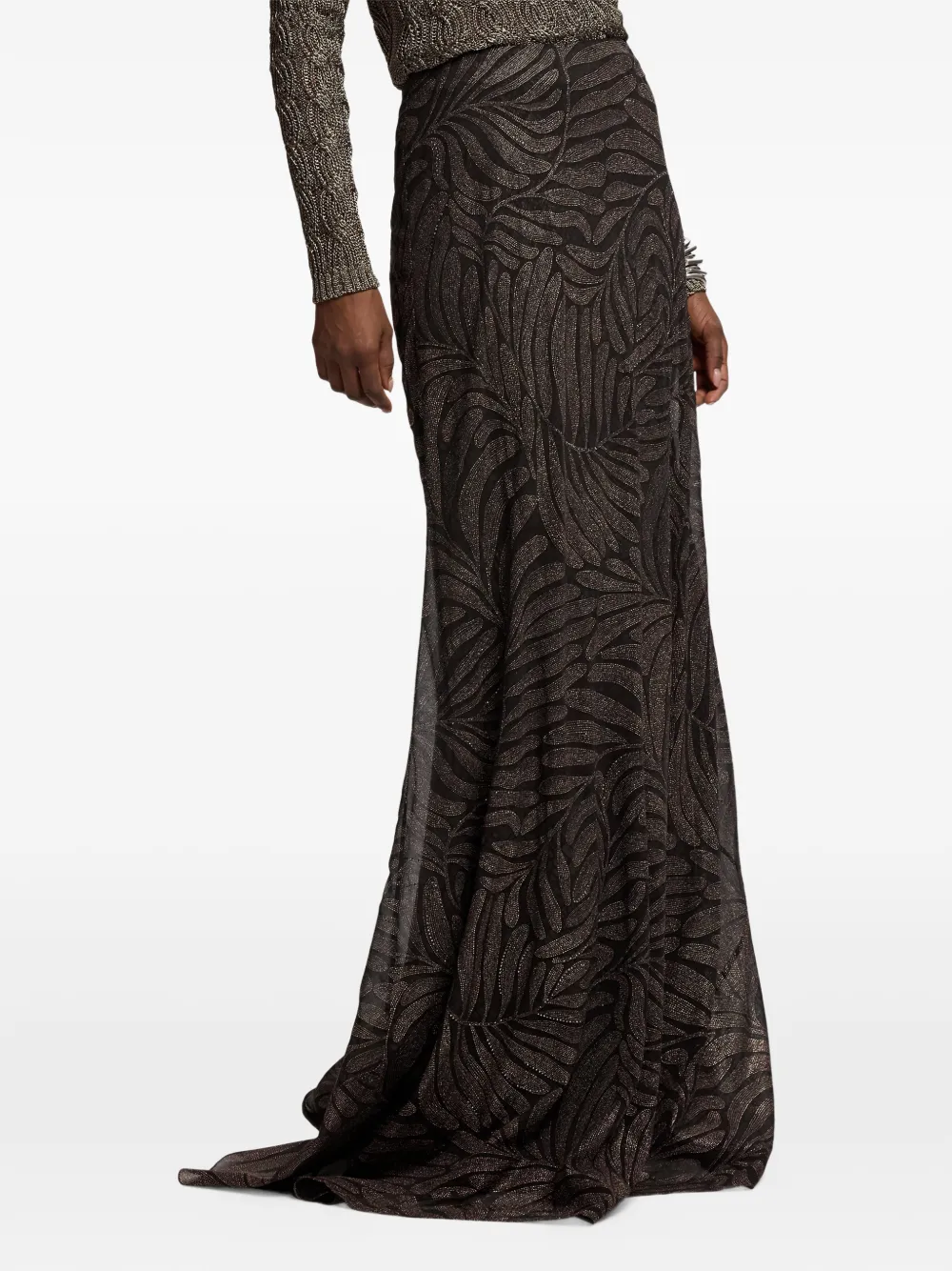 Ralph Lauren Collection Maxi-rok Bruin