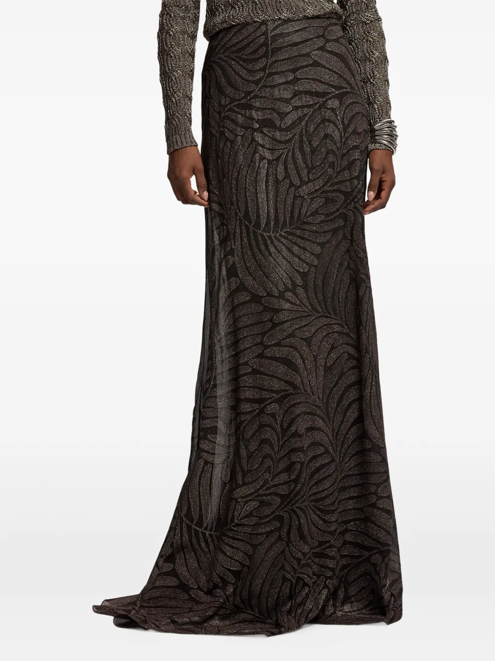 Ralph Lauren Collection Maxi-rok Bruin