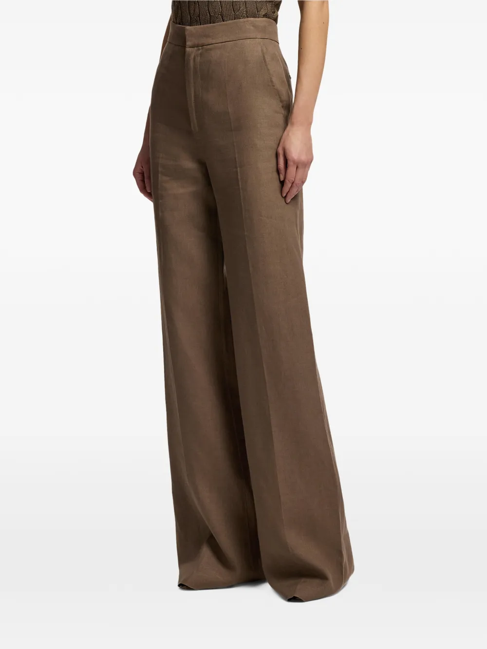 Ralph Lauren Collection Dean II palazzo broek Bruin