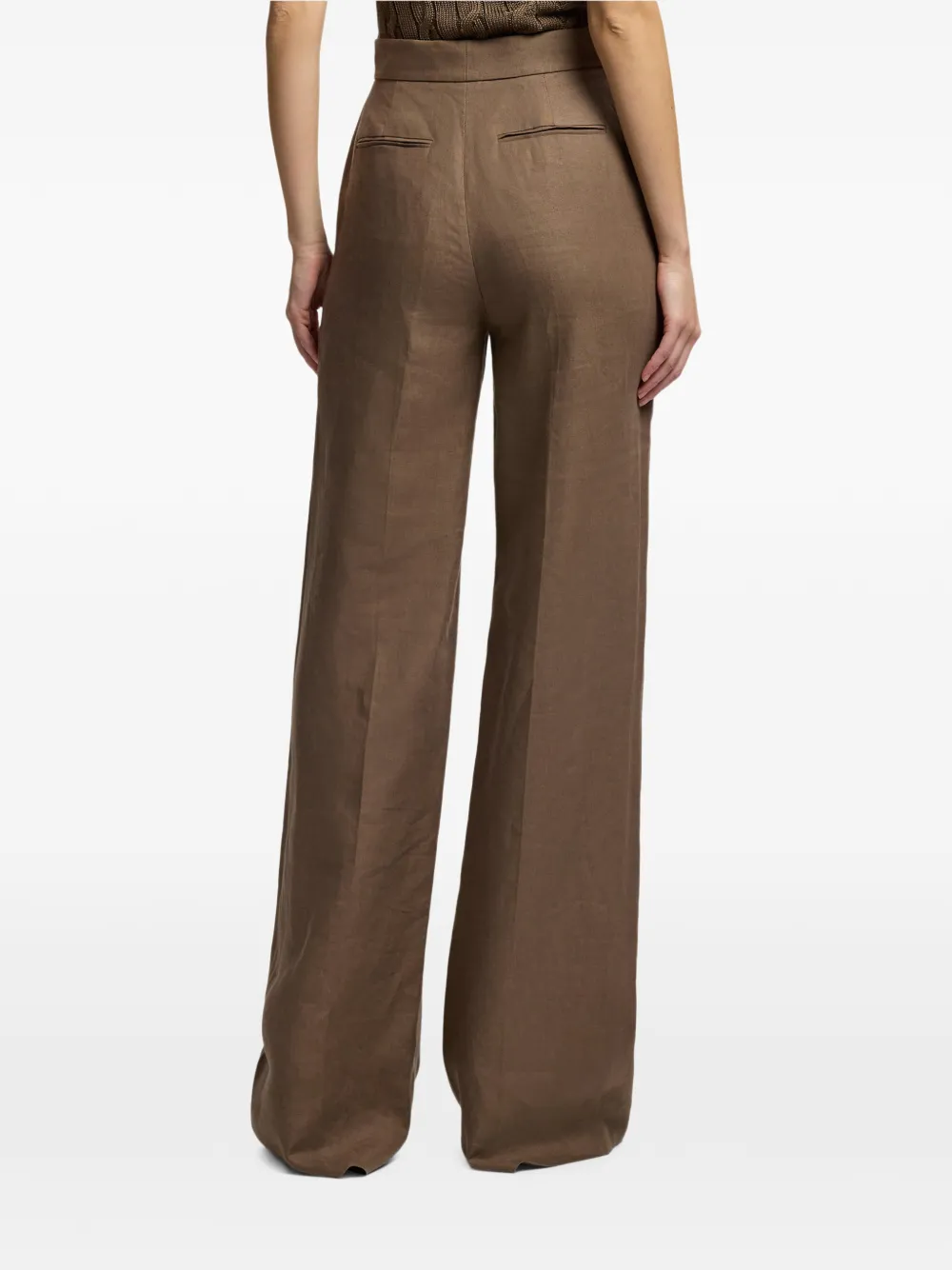 Ralph Lauren Collection Dean II palazzo broek Bruin