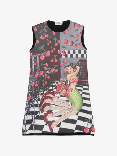 The Artistylist vestido sin mangas con estampado gráfico