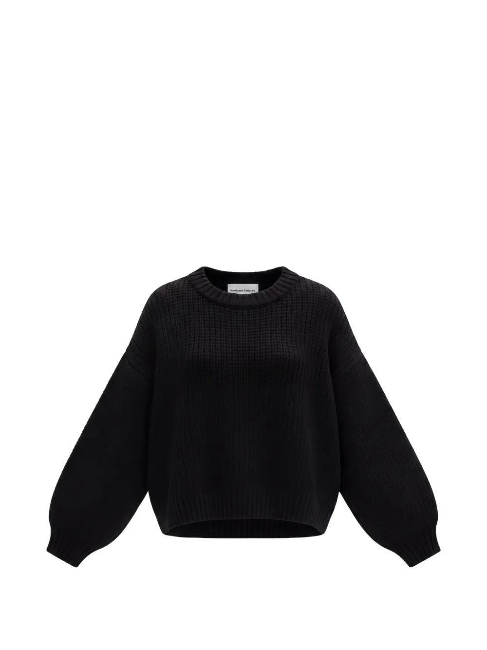 Emerson Renaldi ribbed-knit crew-neck sweater - Schwarz