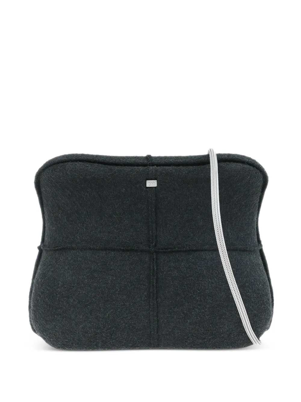 CHANEL Pre-Owned 1997-1999 Millennium felt shoulder bag - Grey