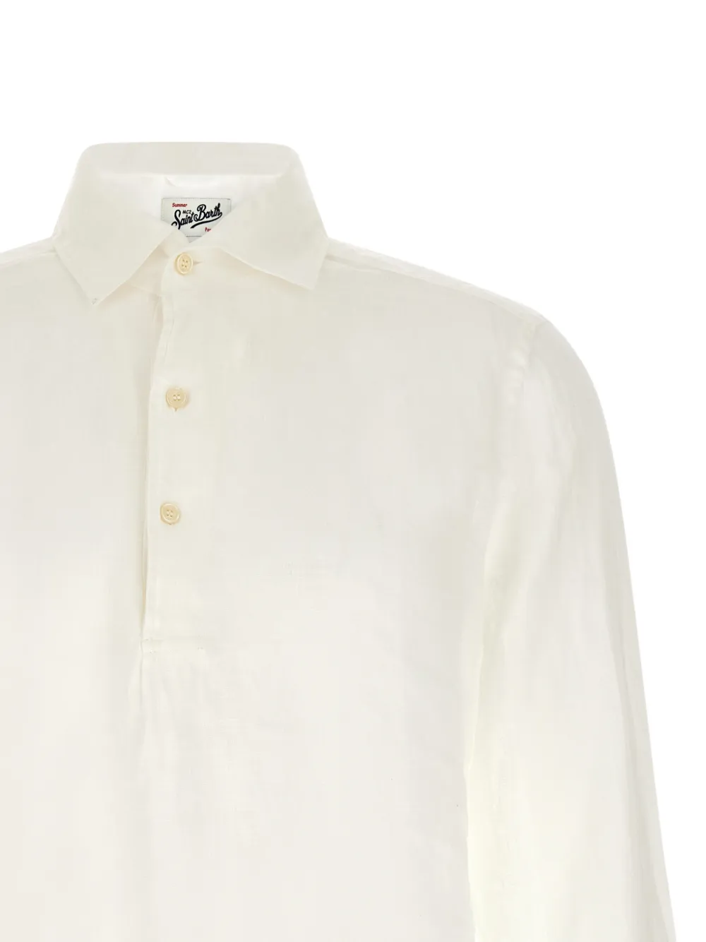 MC2 Saint Barth Poloshirt met lange mouwen Beige