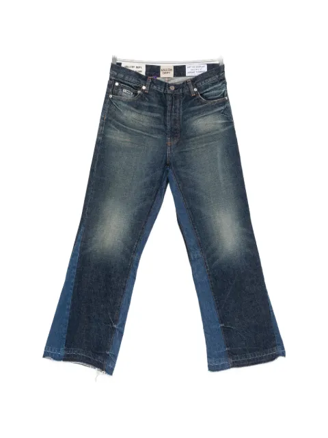 GALLERY DEPT. belt-loop logo-patch jeans