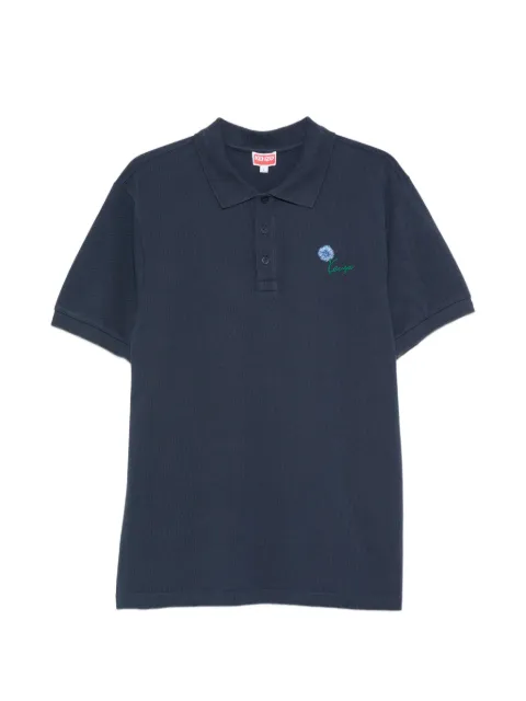 Kenzo embroidered-logo piqué polo shirt