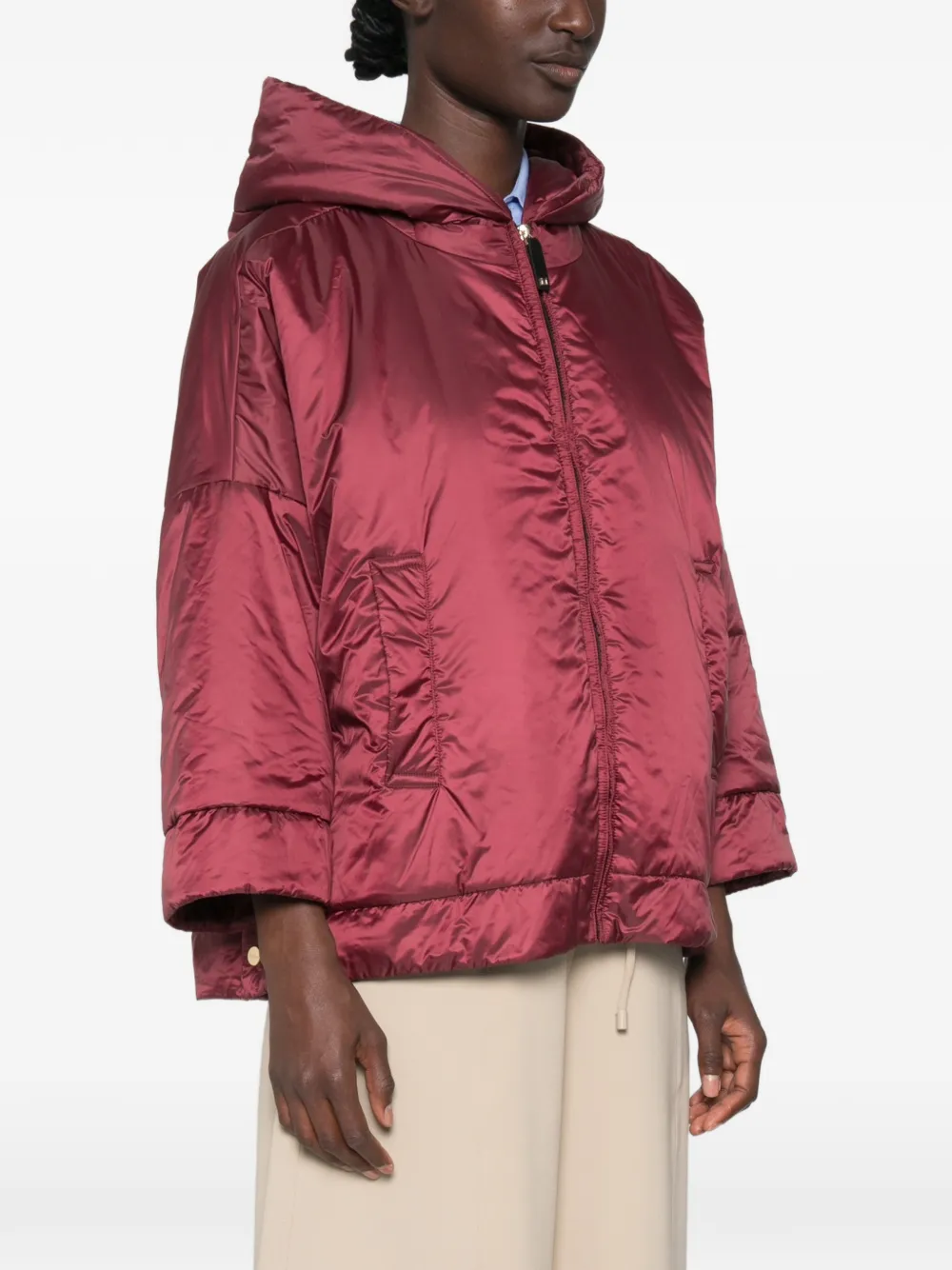 Max Mara Jack met capuchon Rood