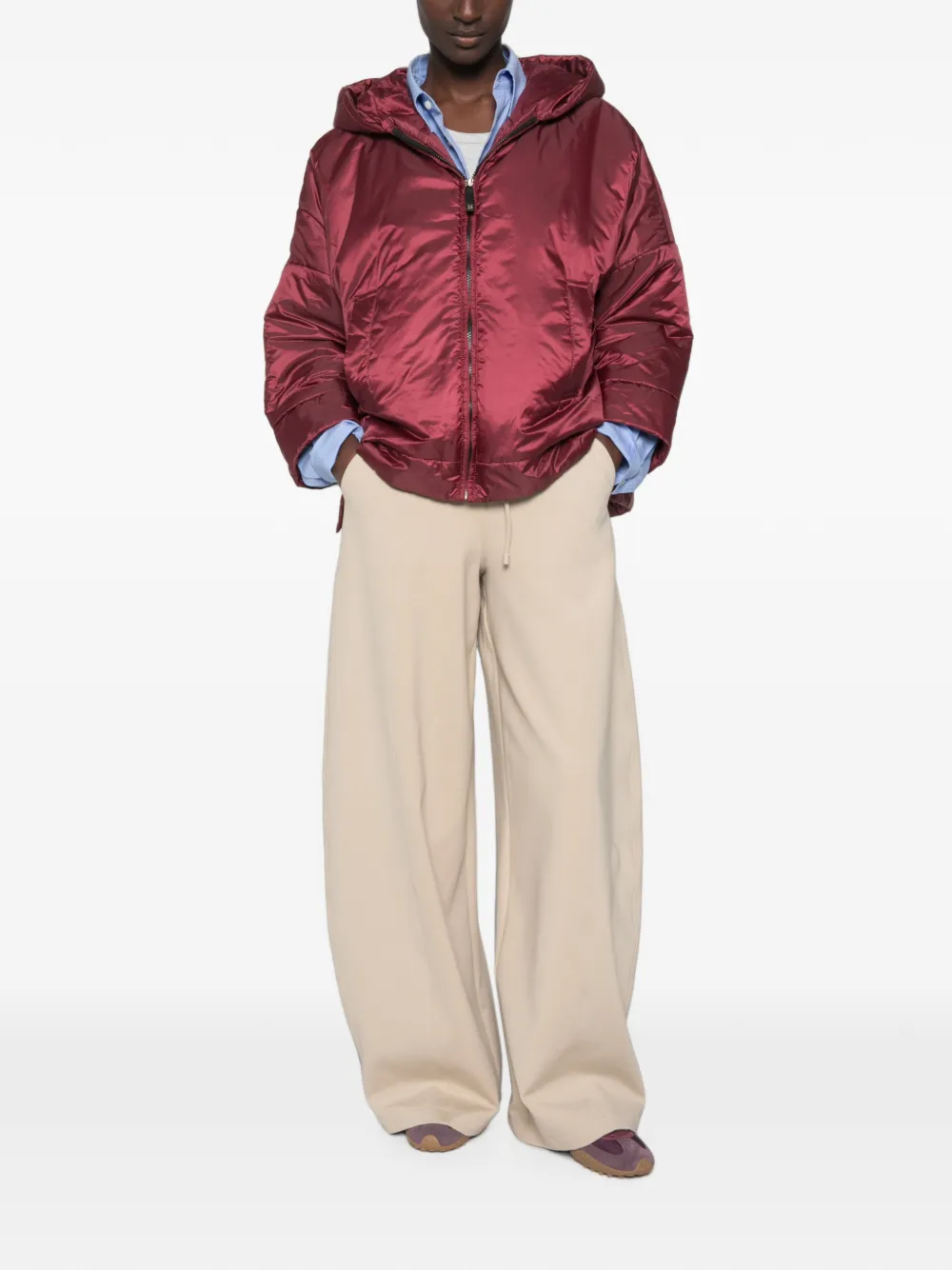 Max Mara Jack met capuchon Rood