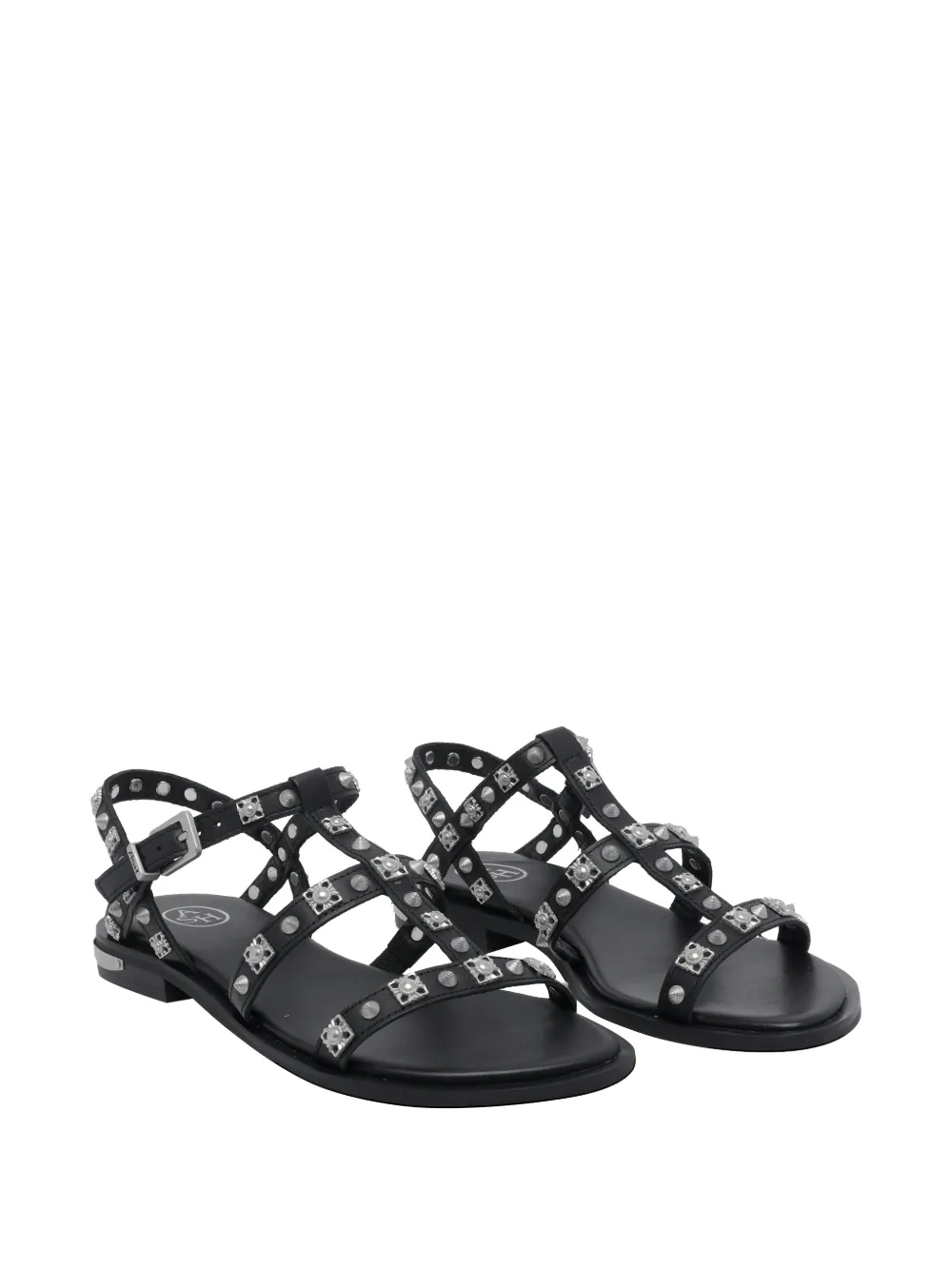 Ash Parka stud-embellished sandals Zwart