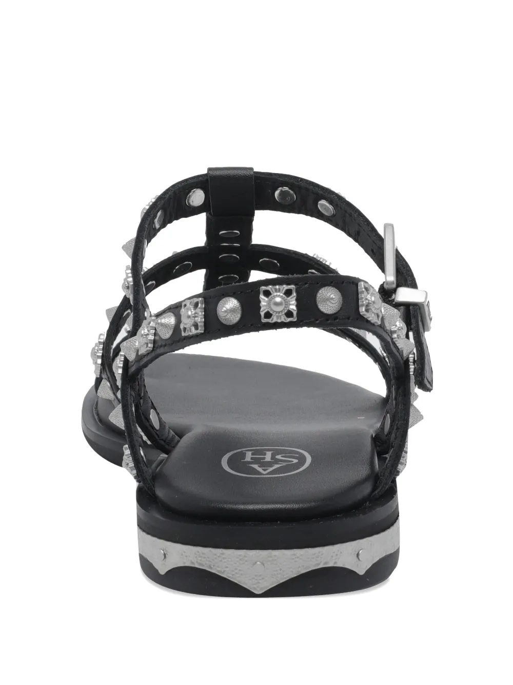 Ash Parka stud-embellished sandals Zwart