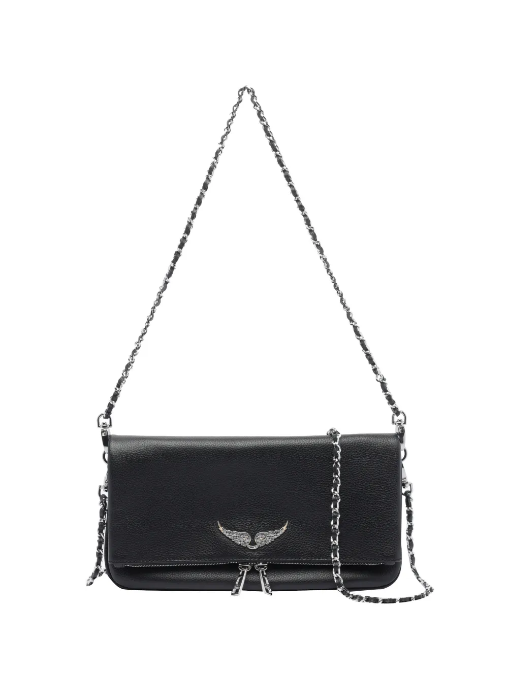Zadig&Voltaire Rock leather shoulder bag - Nero