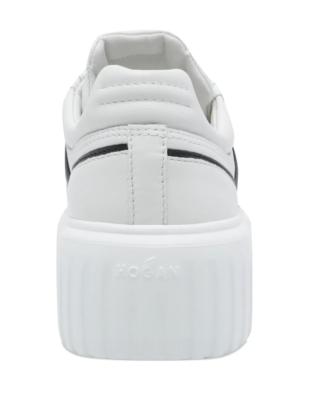 Hogan H-Stripes leather sneakers Wit
