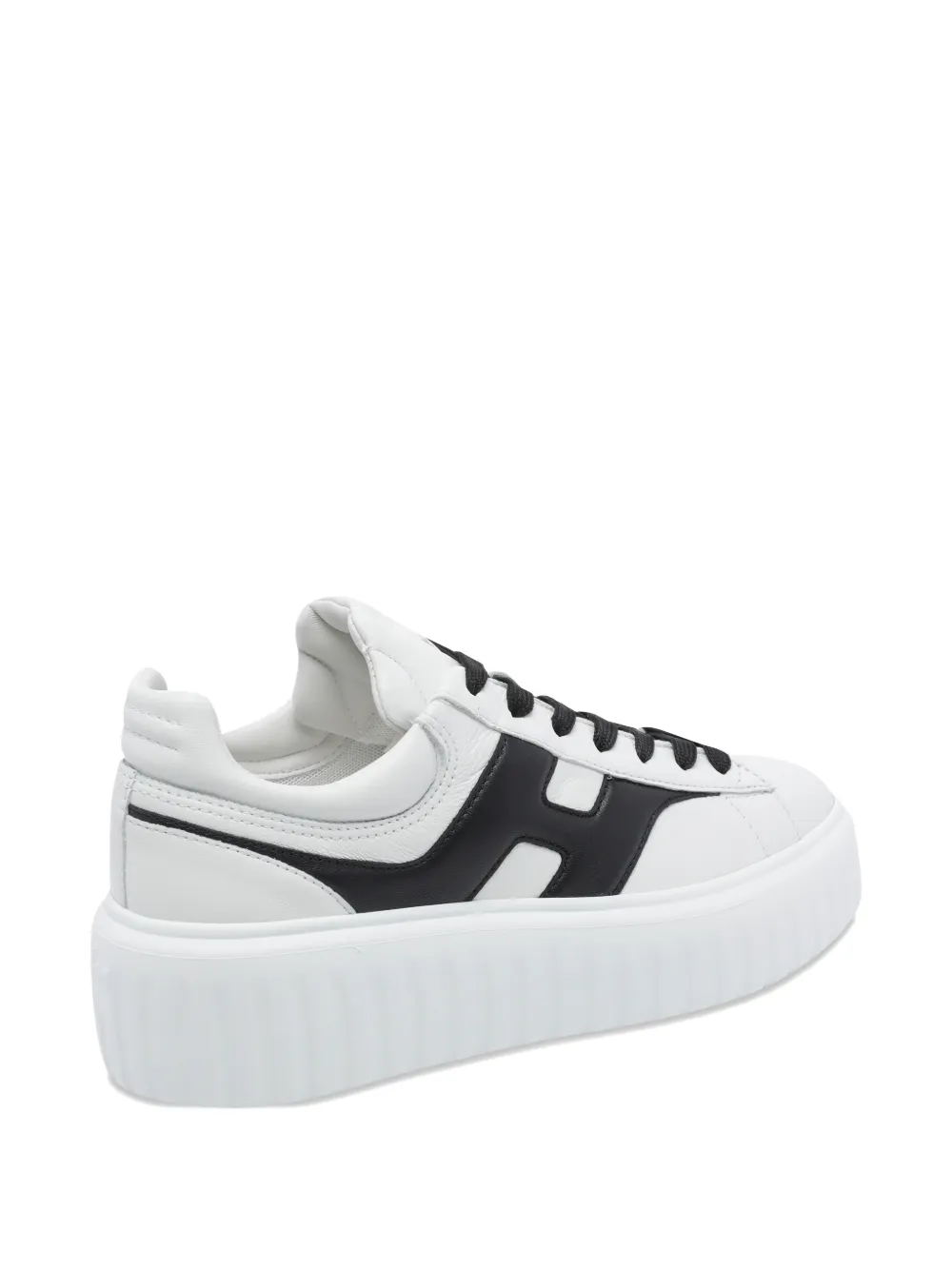 Hogan H-Stripes leather sneakers Wit