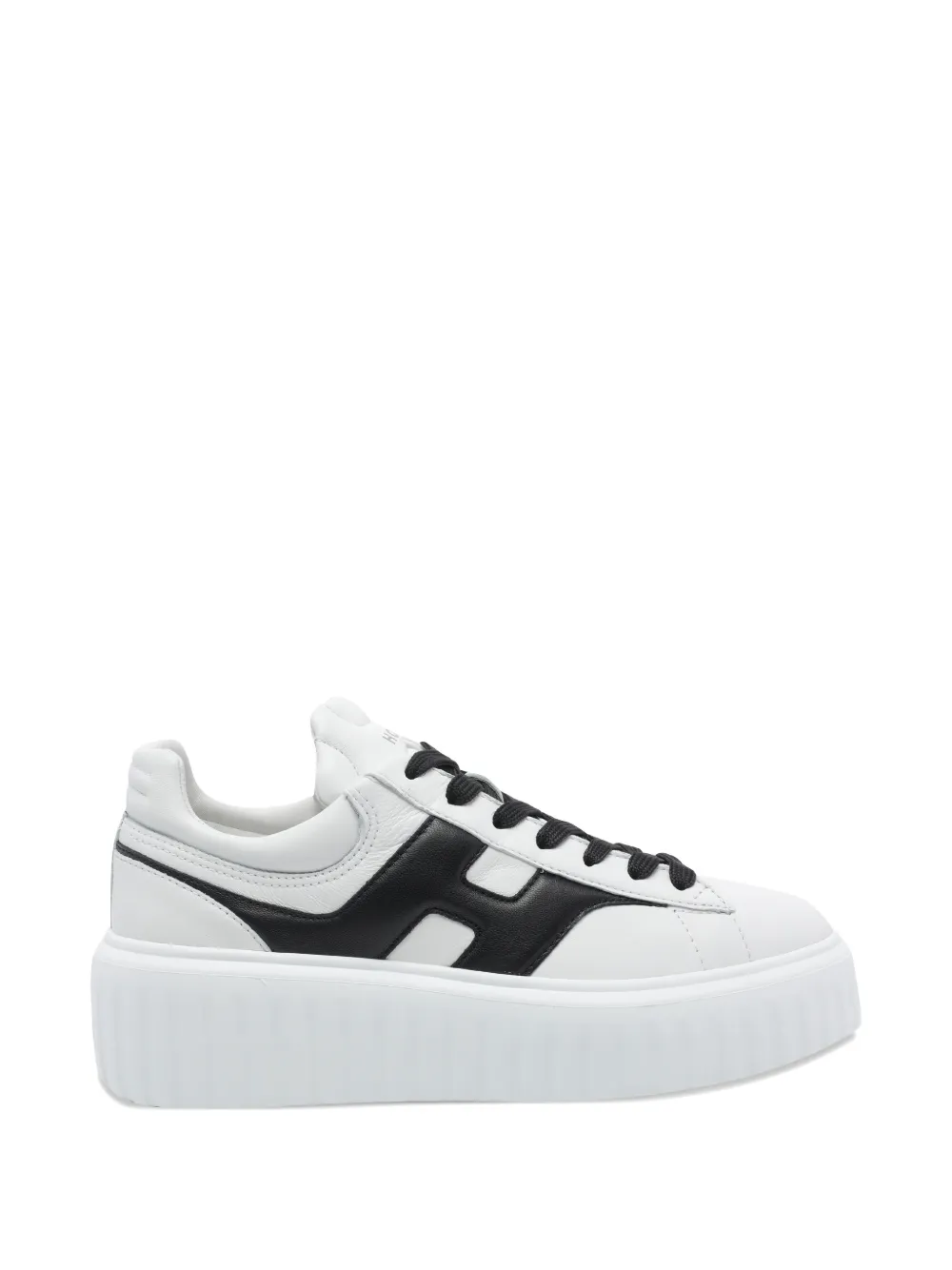 Hogan H-Stripes leather sneakers Wit