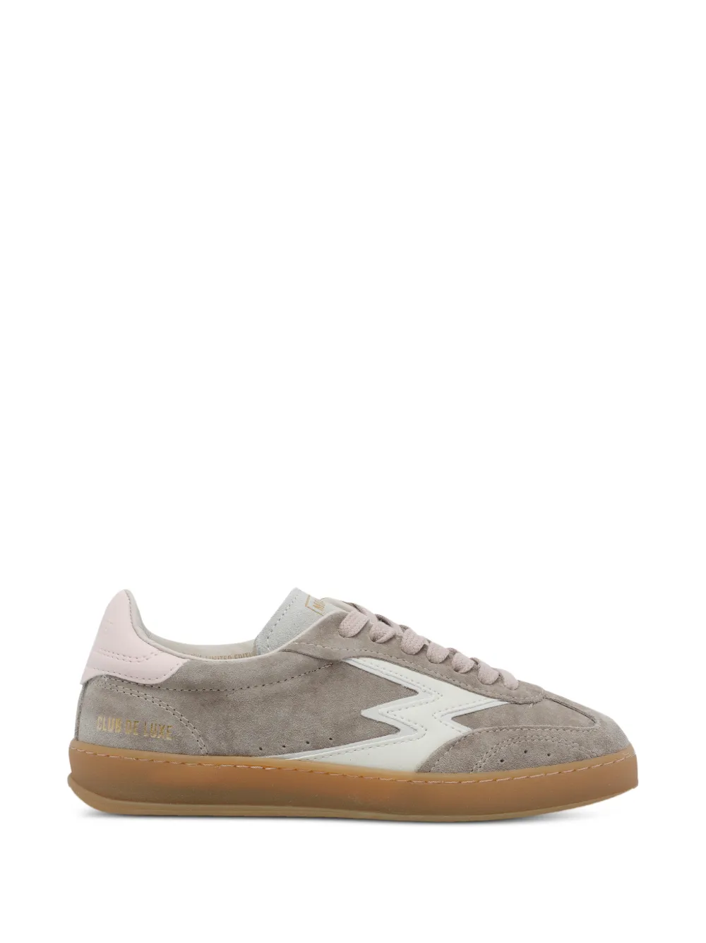 Moaconcept Club Briar Washed-suede Sneakers In Gray