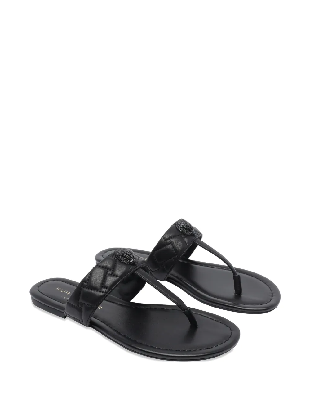 Kurt Geiger London Kensington T-bar flip-flops Zwart