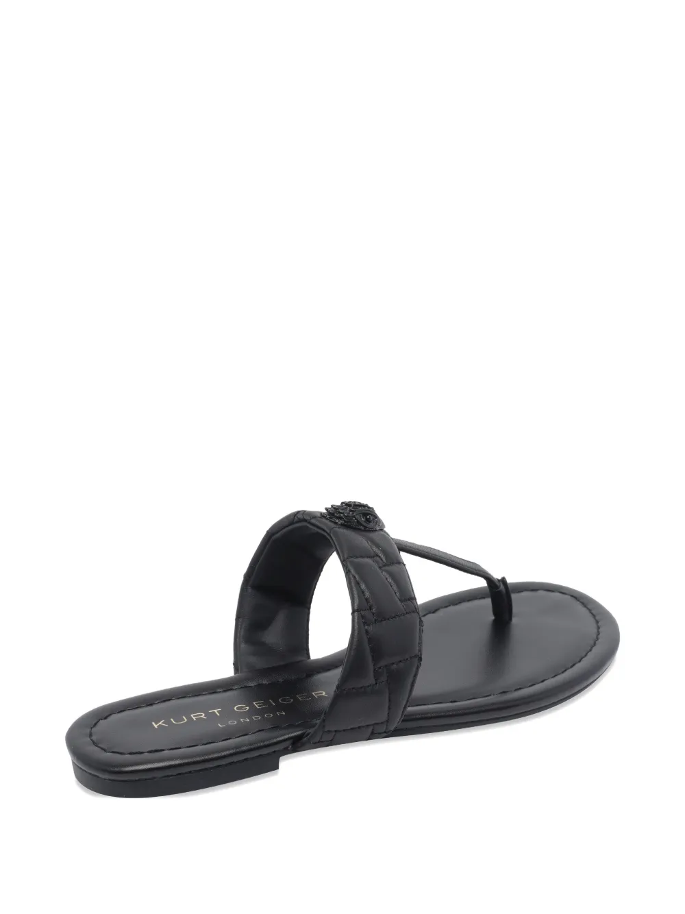 Kurt Geiger London Kensington T-bar flip-flops Zwart