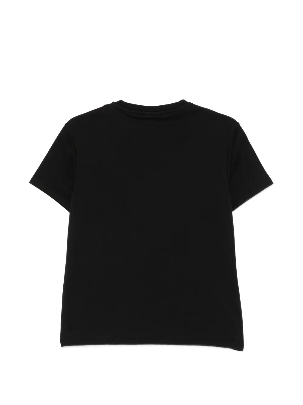 MC2 Saint Barth Emilie T-shirt verfraaid met logo Zwart