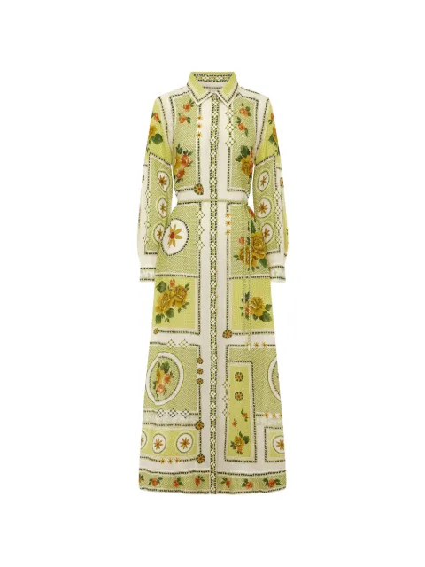 ALEMAIS Dixie maxi shirt dress