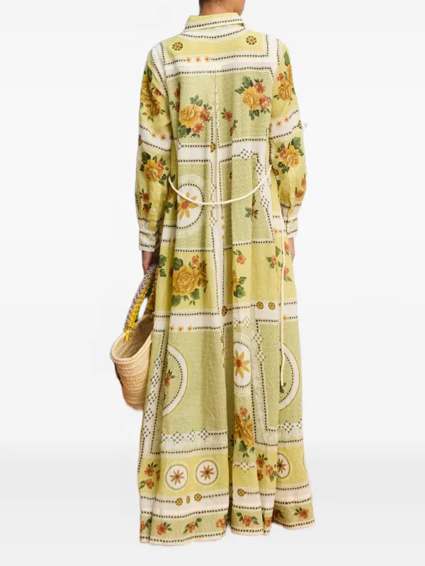 alemais green shirt dress Alemais Nanci Shirtdress