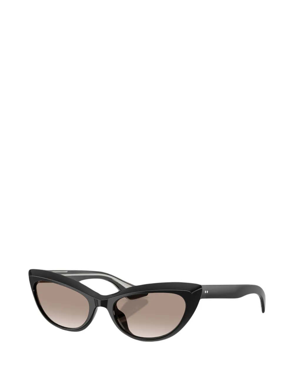 Oliver Peoples Zonnebril met cat-eye montuur Zwart