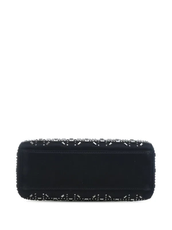 Christian Dior Pre-Owned 2017 Mini Satin Cannage Strass Crystal
