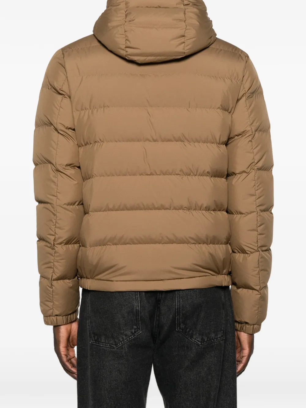 Moncler Zeflor gewatteerd jack met capuchon Beige