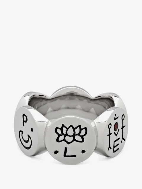 Tom Wood bague Simple Love gravée