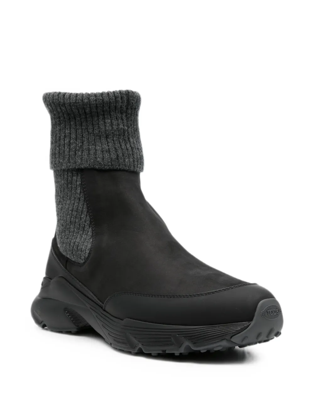 Tod's round-toe boots Zwart